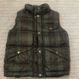 Land’s End Blackwatch plaid vest